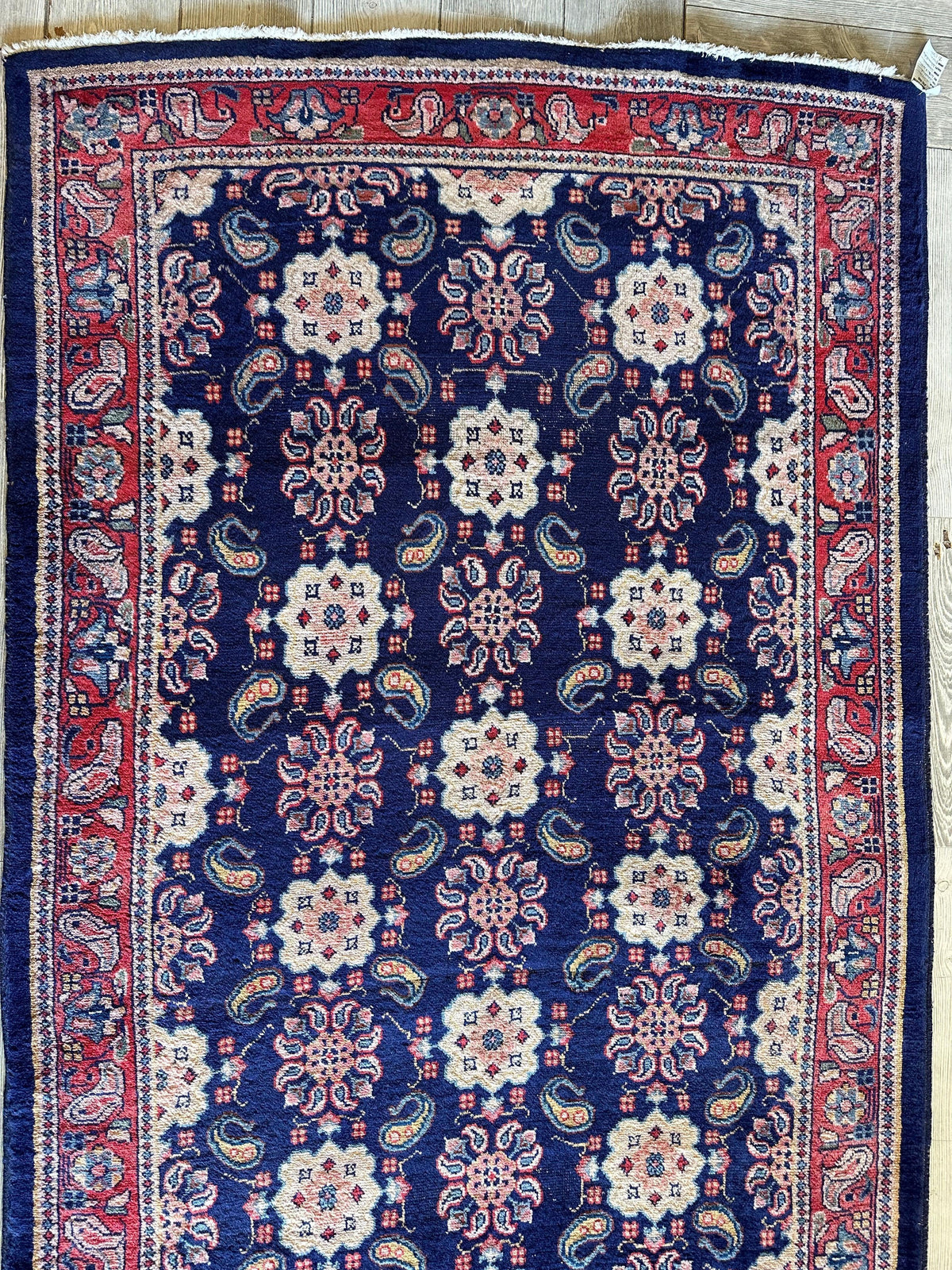 Fine Vintage Weramin Persian Runner / Area Rug 10'2'' x 4'3'' by Rugistan - product image 3 for Resin Society