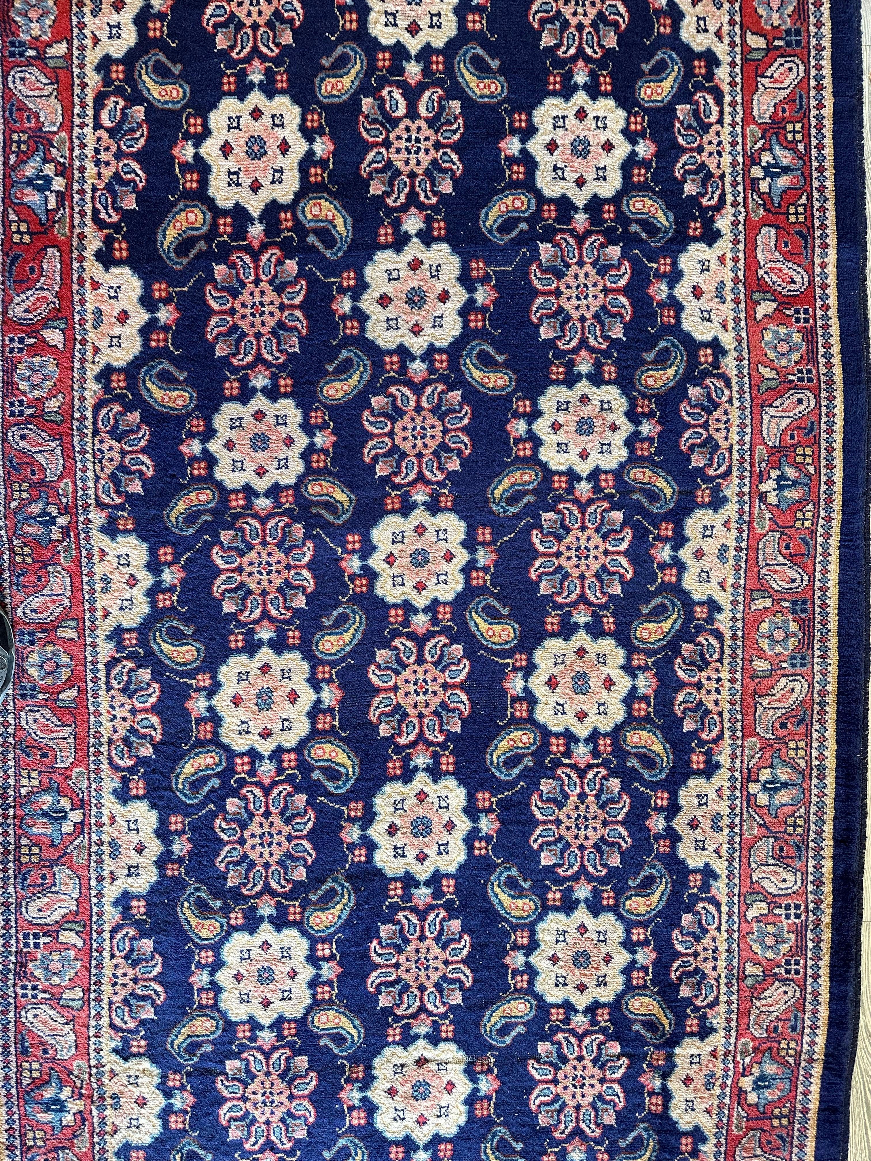 Fine Vintage Weramin Persian Runner / Area Rug 10'2'' x 4'3'' by Rugistan - product image 4 for Resin Society