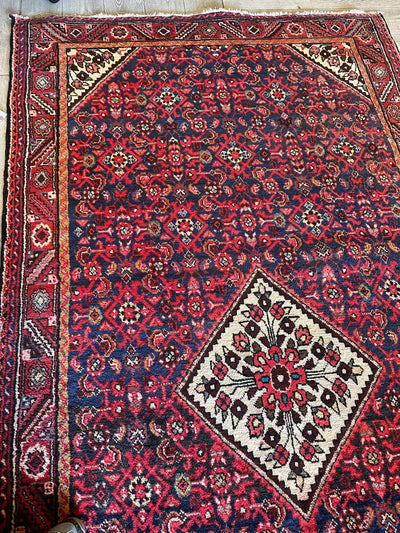Fine Vintage Zagheh Persian Area Rug 10'4'' x 5'5'' by Rugistan - product image 6 for Resin Society