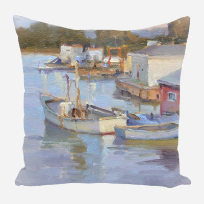 Fishing Village Pillow by John Beard Collection - main product image for Resin Society
