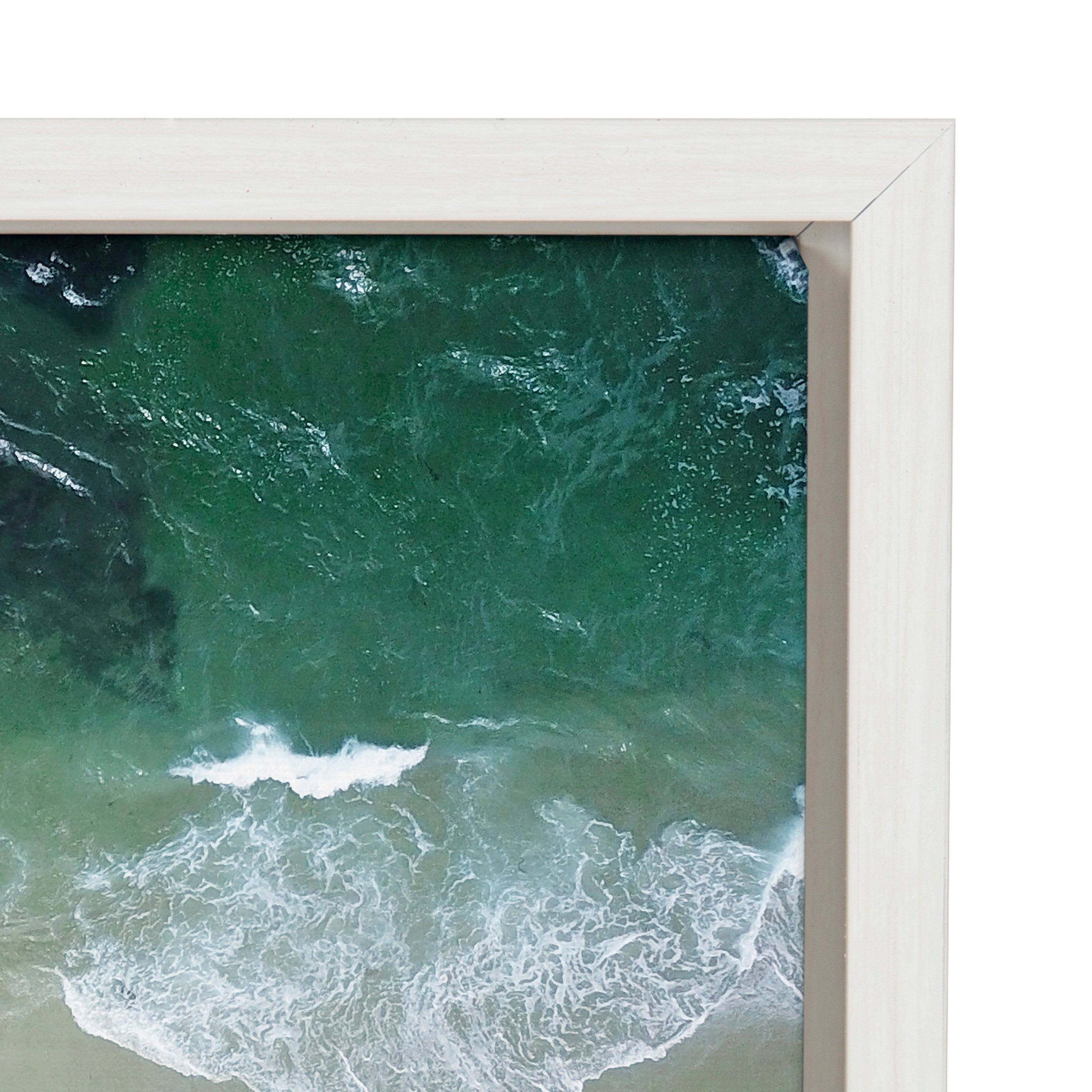 Sylvie La Jolla Curves Framed Canvas by Rachel Bolgov by kateandlaurel - product image 3 for Resin Society