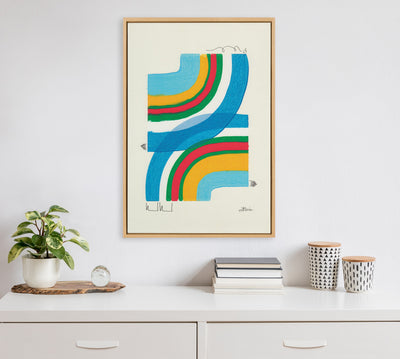 Sylvie A Plan For Myself Framed Canvas by Amber Vittoria