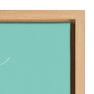 Sylvie By the Pool Framed Canvas by Queenbe Monyei by kateandlaurel - product image 3 for Resin Society
