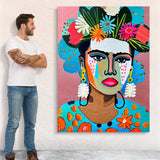 Canvas Print: "Floral Muse II" by Tailored Canvases - product image 4 for Resin Society