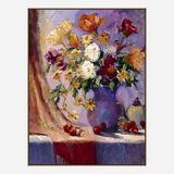 Flowers Still Life Artist Enhanced Canvas Print by John Beard Collection - product image 8 for Resin Society