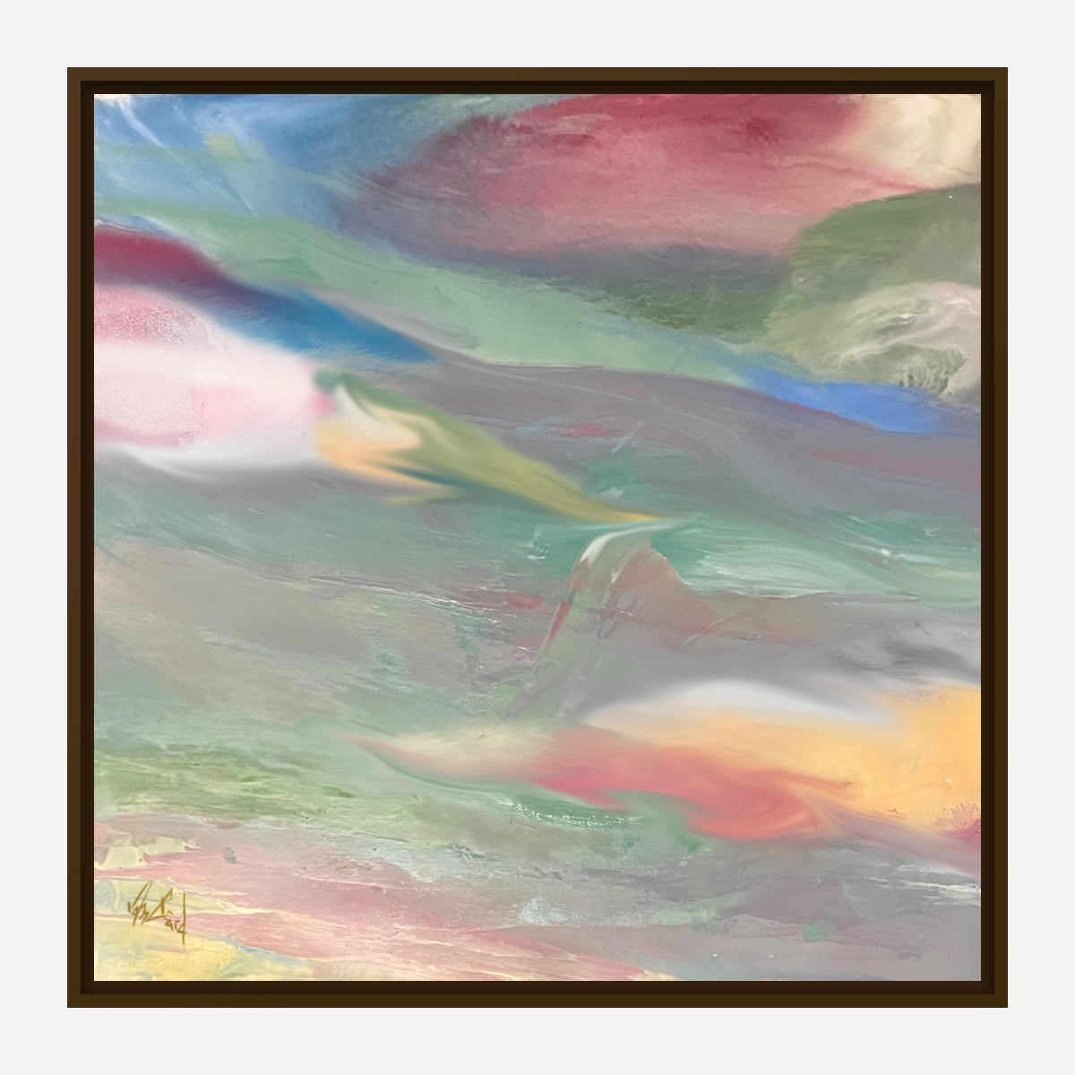 Fluid III Artist Enhanced Canvas Print by John Beard Collection - product image 7 for Resin Society