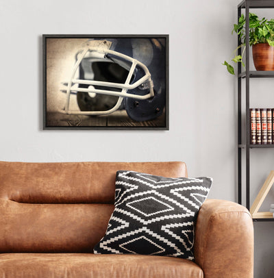 Sylvie Football Helmet Framed Canvas by kateandlaurel - product image 8 for Resin Society