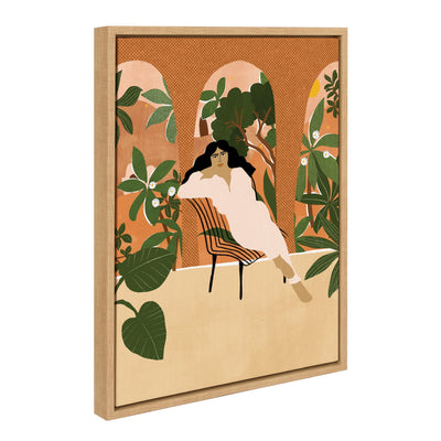 Sylvie Mediterranean Life Framed Canvas by kateandlaurel - product image 2 for Resin Society