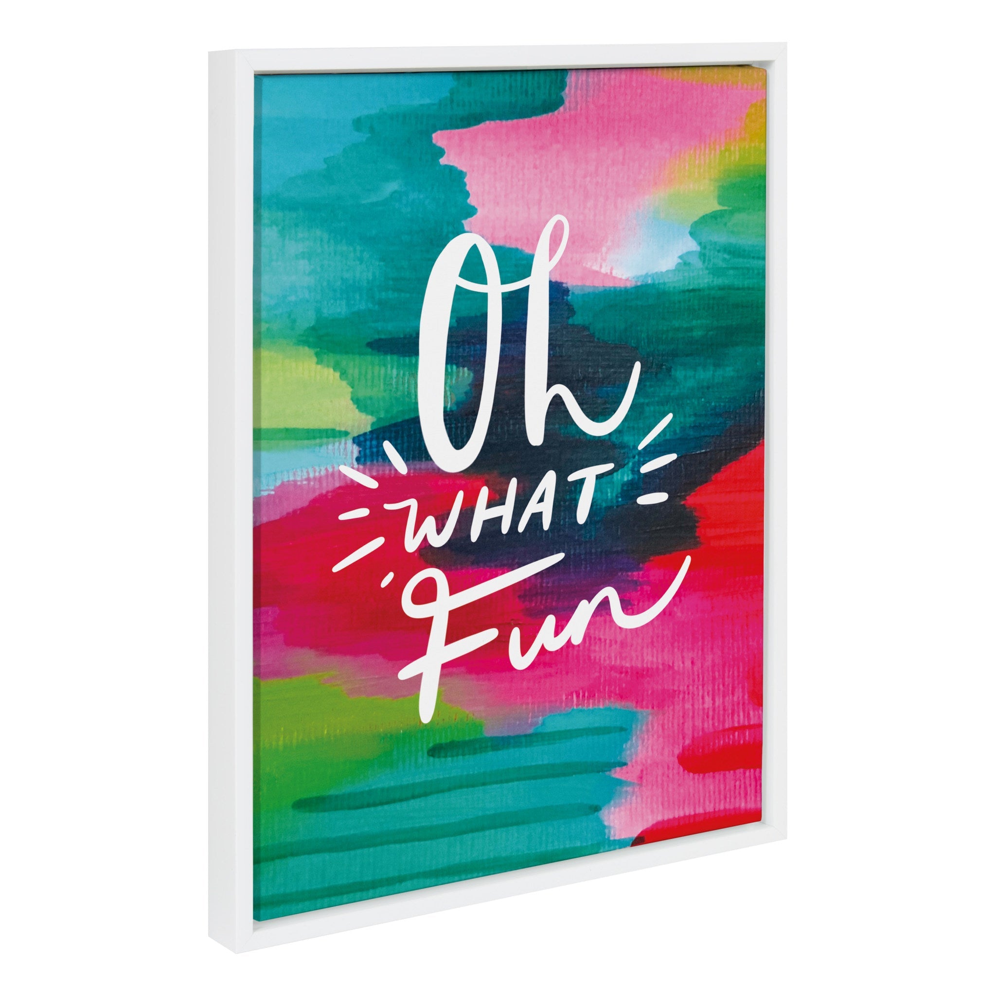 Sylvie Oh What Fun Framed Canvas by kateandlaurel - product image 2 for Resin Society