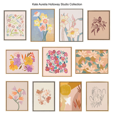 Sylvie April Morning Framed Canvas by kateandlaurel - product image 7 for Resin Society