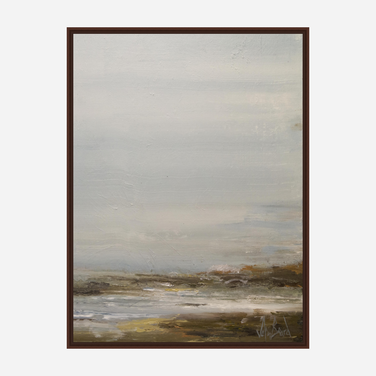 Foggy Shore Artist Enhanced Canvas Print by John Beard Collection - product image 7 for Resin Society