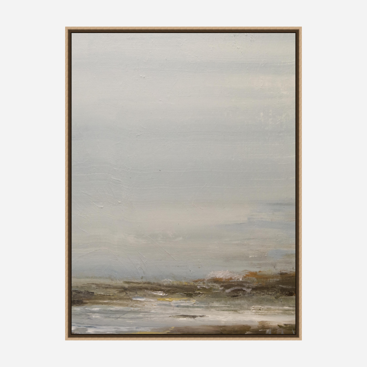 Foggy Shore Artist Enhanced Canvas Print by John Beard Collection - product image 8 for Resin Society