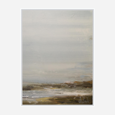 Foggy Shore Artist Enhanced Canvas Print by John Beard Collection - product image 6 for Resin Society
