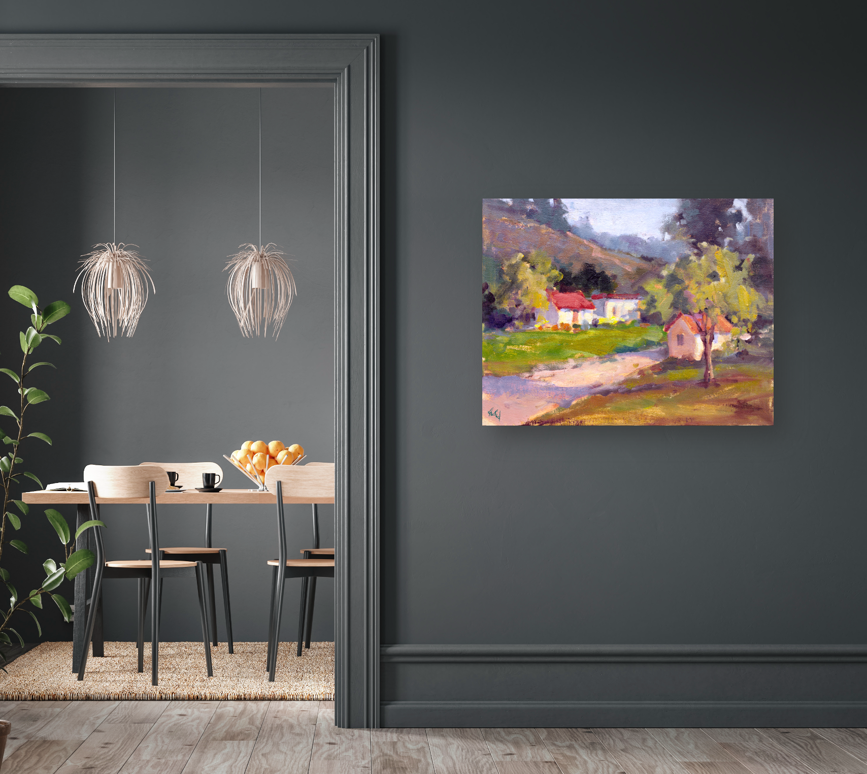 Foothills Artist Enhanced Canvas Print