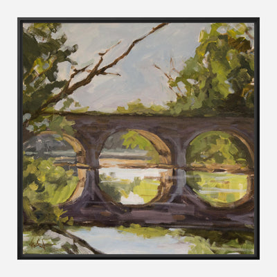 Forest Bridge Artist Canvas Enhanced Print by John Beard Collection - product image 5 for Resin Society