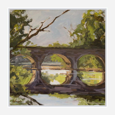 Forest Bridge Artist Canvas Enhanced Print by John Beard Collection - product image 6 for Resin Society
