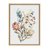 Sylvie Wildflower Bunch Framed Canvas by kateandlaurel - main product image for Resin Society