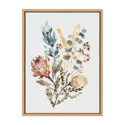 Sylvie Wildflower Bunch Framed Canvas by kateandlaurel - product image 9 for Resin Society