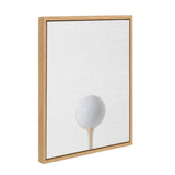 Sylvie Color Golf Ball Portrait Framed Canvas, Natural 18x24 by kateandlaurel - product image 2 for Resin Society