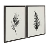 Sylvie Vintage Botanical 3 and 4 Framed Canvas Set by kateandlaurel - product image 8 for Resin Society