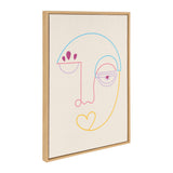 Sylvie Jahi Framed Canvas by kateandlaurel - product image 2 for Resin Society