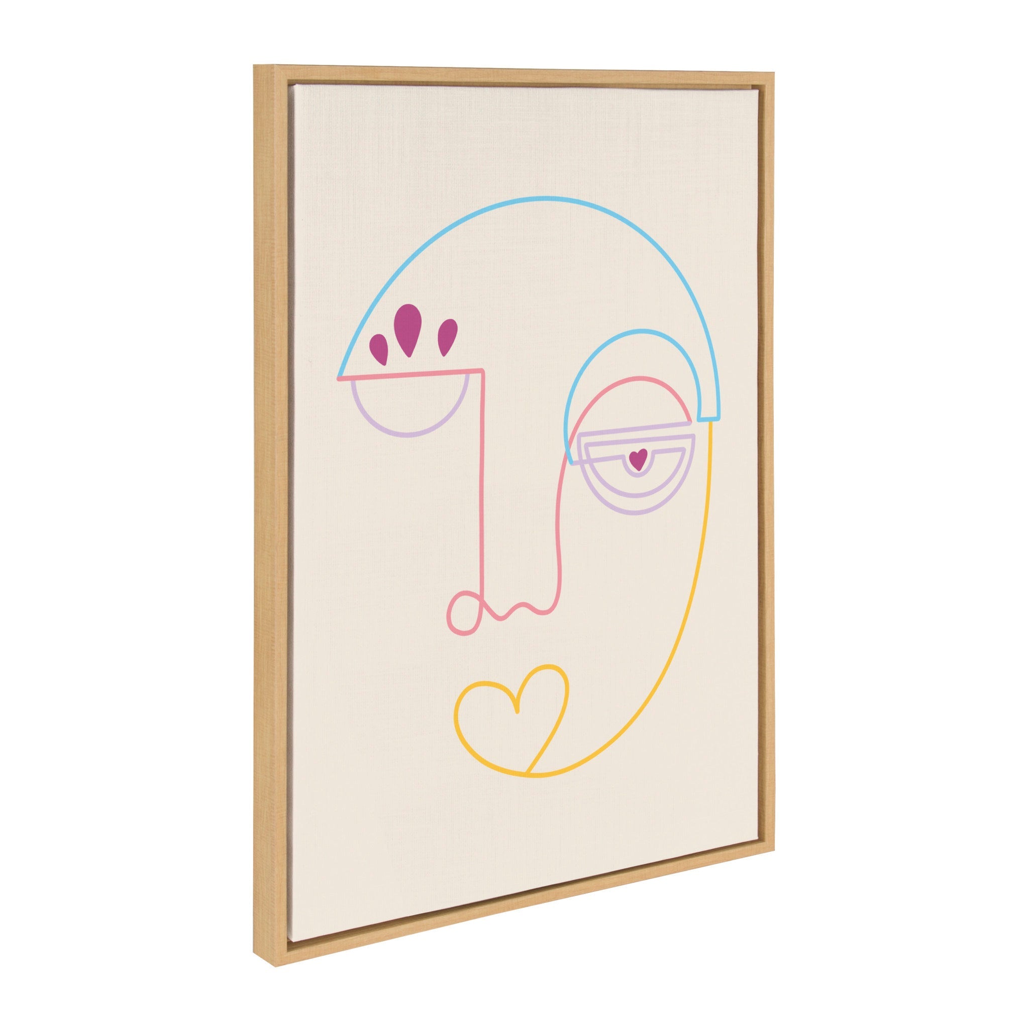 Sylvie Jahi Framed Canvas by kateandlaurel - product image 2 for Resin Society