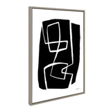 Sylvie Modern Meeting Forms Framed Canvas by kateandlaurel - product image 2 for Resin Society
