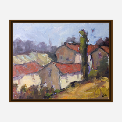 French Farmhouse Artist Enhanced Canvas Print