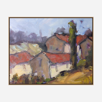 French Farmhouse Artist Enhanced Canvas Print