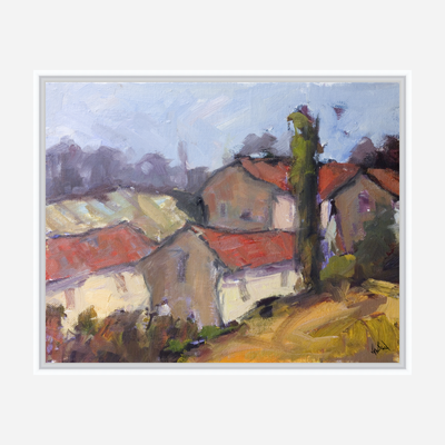 French Farmhouse Artist Enhanced Canvas Print
