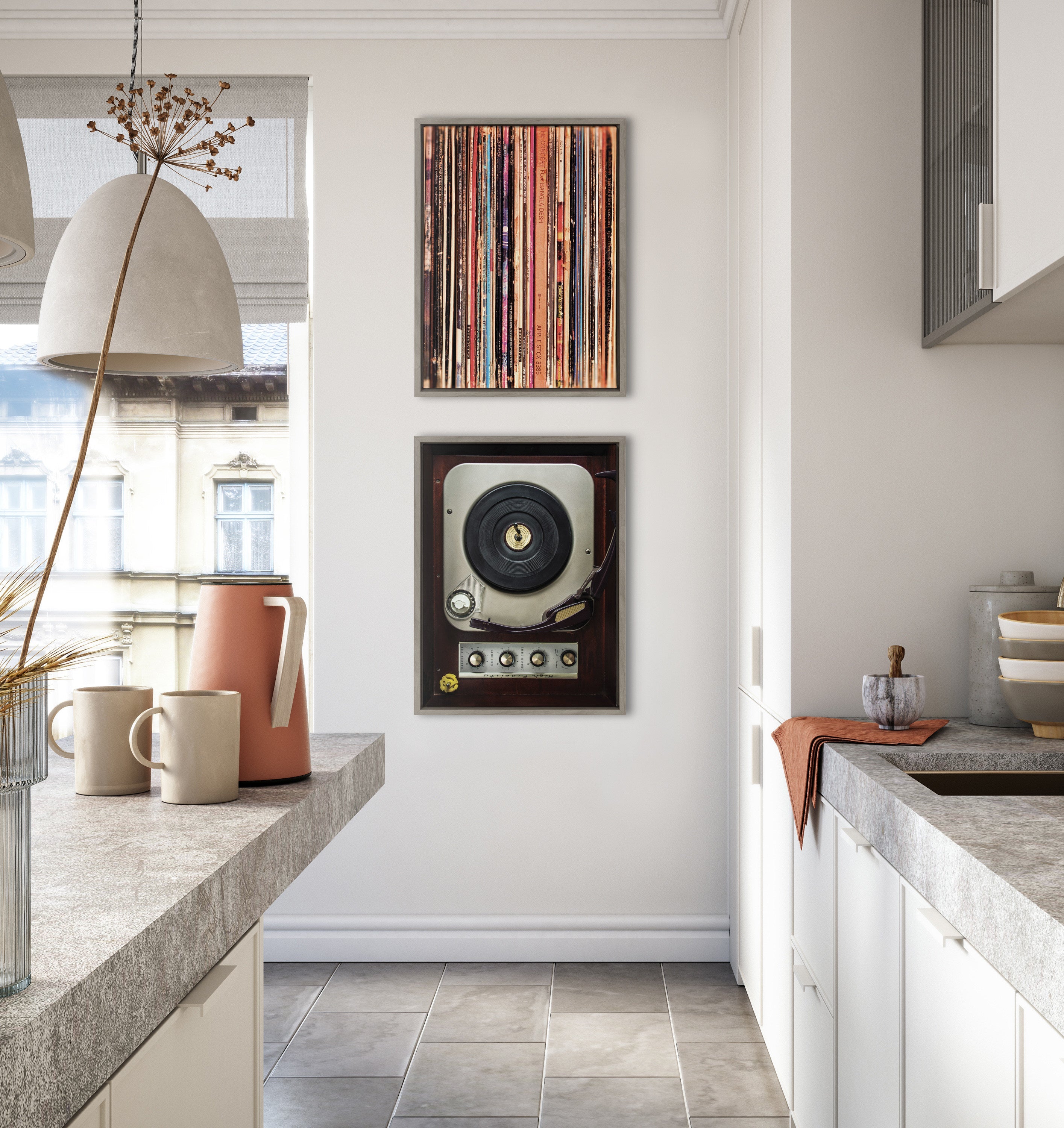 Sylvie High Fidelity Framed Canvas by kateandlaurel - product image 16 for Resin Society