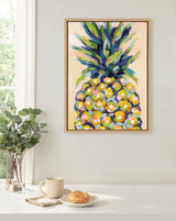 Sylvie Pineapple Study No 2 Framed Canvas by Rachel Christopoulos by kateandlaurel - product image 16 for Resin Society
