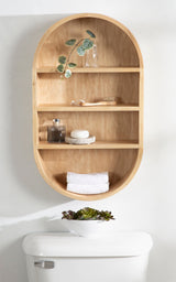 Hutton Wood Capsule Wall Shelf by kateandlaurel - product image 6 for Resin Society