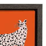 Sylvie Sassy Pink Cheetahs Framed Canvas by kateandlaurel - product image 3 for Resin Society