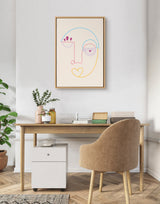 Sylvie Jahi Framed Canvas by kateandlaurel - product image 8 for Resin Society