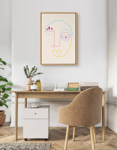 Sylvie Jahi Framed Canvas by kateandlaurel - product image 8 for Resin Society