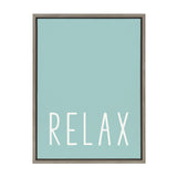 Sylvie Relax in Pale Teal Framed Canvas by kateandlaurel - product image 10 for Resin Society