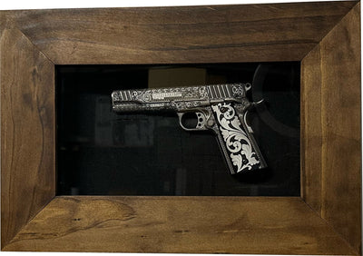 Wall Mounted Pistol Display Case by Bellewood Designs - product image 9 for Resin Society
