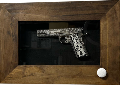 Wall Mounted Pistol Display Case by Bellewood Designs - product image 10 for Resin Society