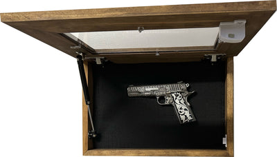 Wall Mounted Pistol Display Case by Bellewood Designs - product image 11 for Resin Society