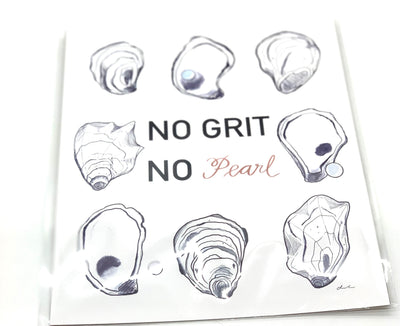 No Grit No Pearl 8x10 Print