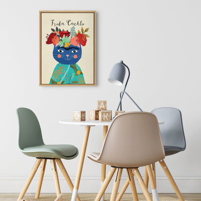 Sylvie Frida Cathlo Framed Canvas by Mia Charro by kateandlaurel - product image 6 for Resin Society