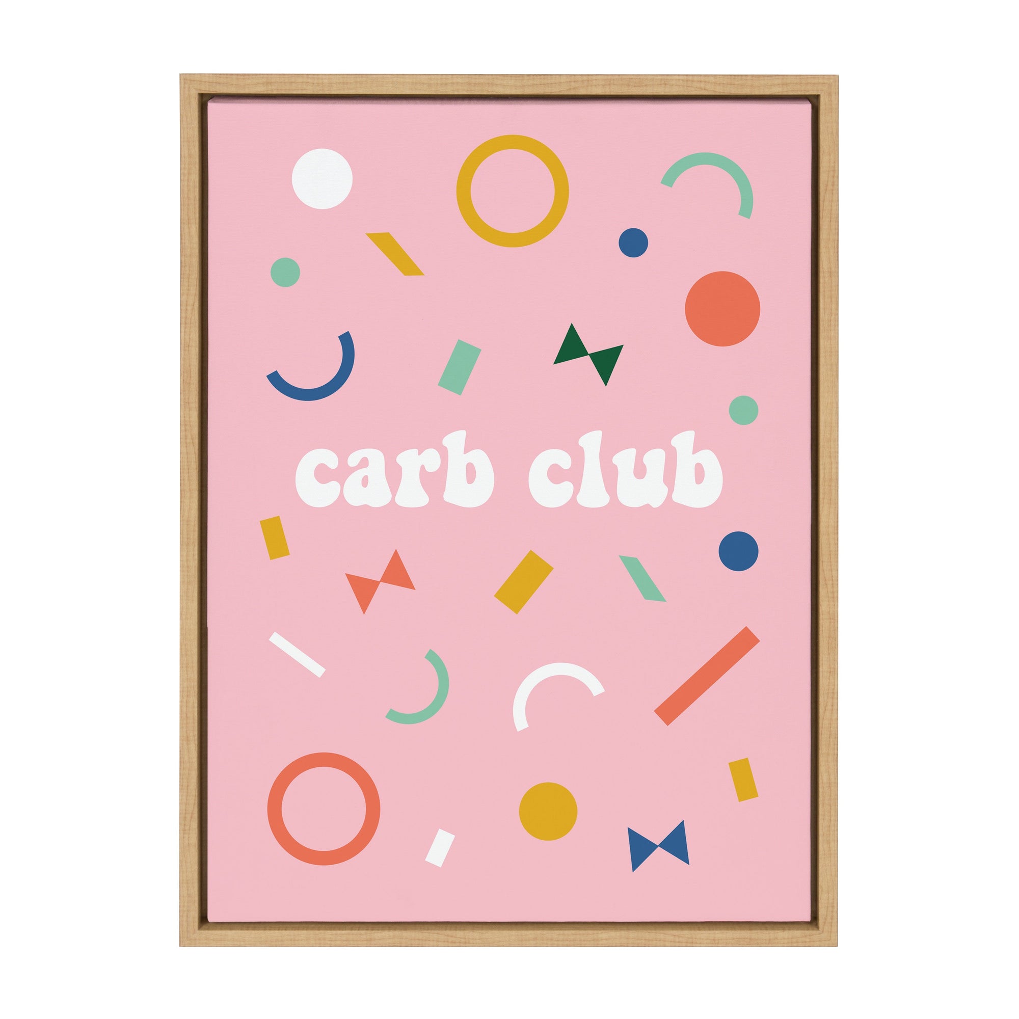 Sylvie Carb Club Framed Canvas by kateandlaurel - product image 10 for Resin Society
