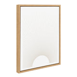 Sylvie Sun Rays Framed Canvas by Rocket Jack by kateandlaurel - main product image for Resin Society