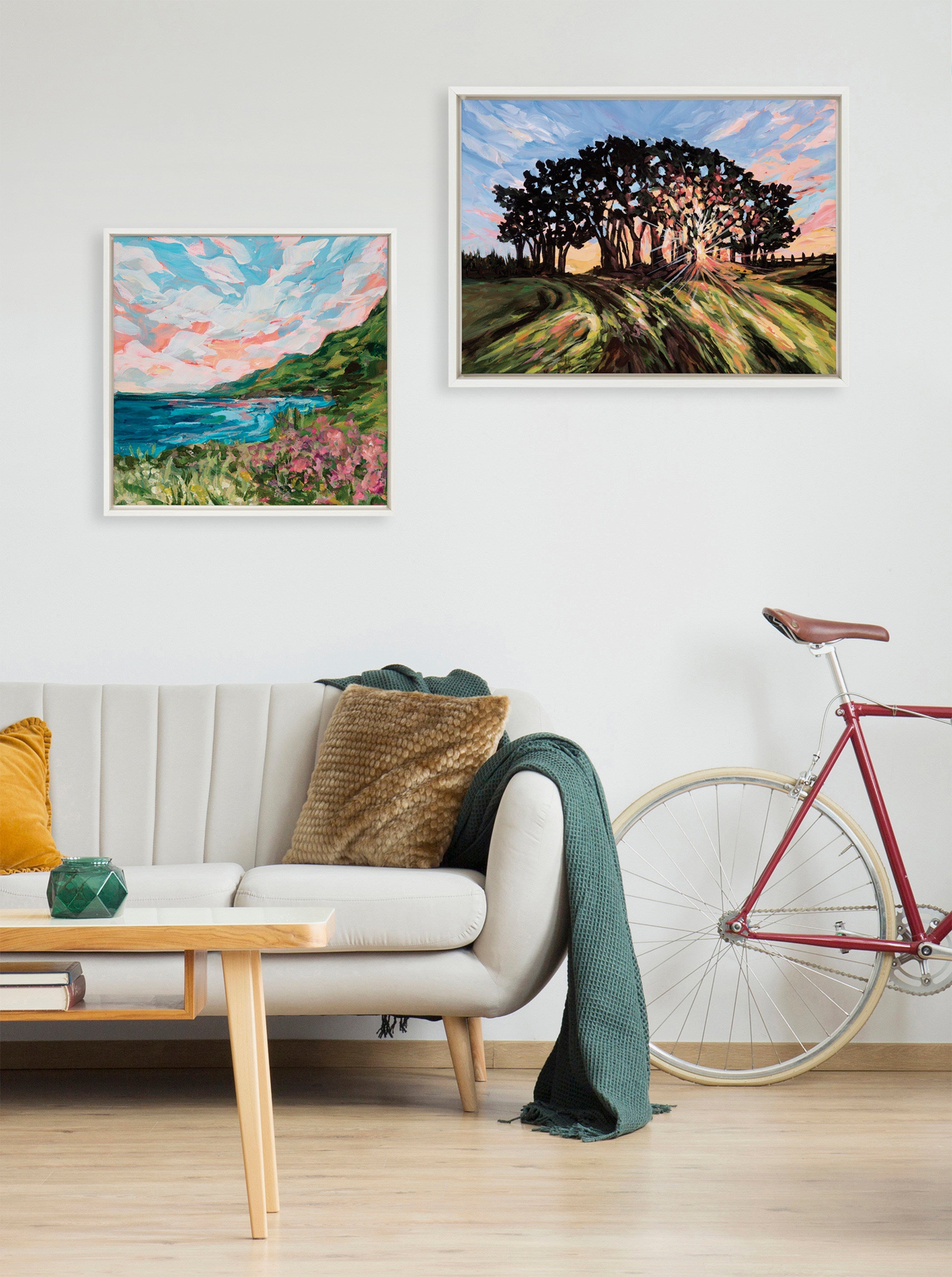 Sylvie Virgin Islands Framed Canvas by Emily Kenney by kateandlaurel - product image 5 for Resin Society