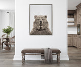 Sylvie Bear European Color Framed Canvas by kateandlaurel - product image 4 for Resin Society
