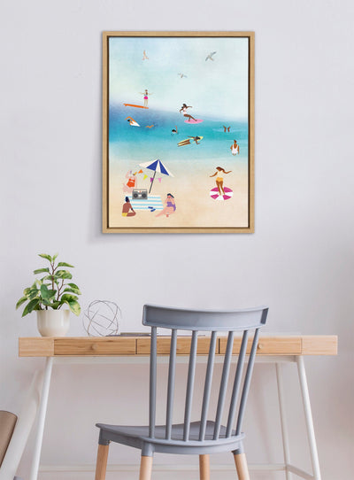 Sylvie Beach II Framed Canvas by kateandlaurel - product image 7 for Resin Society