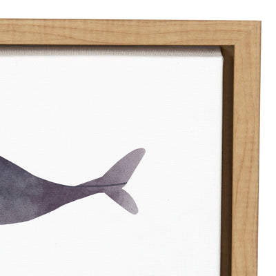 Sylvie Whales Framed Canvas by Lida Larina by kateandlaurel - product image 3 for Resin Society
