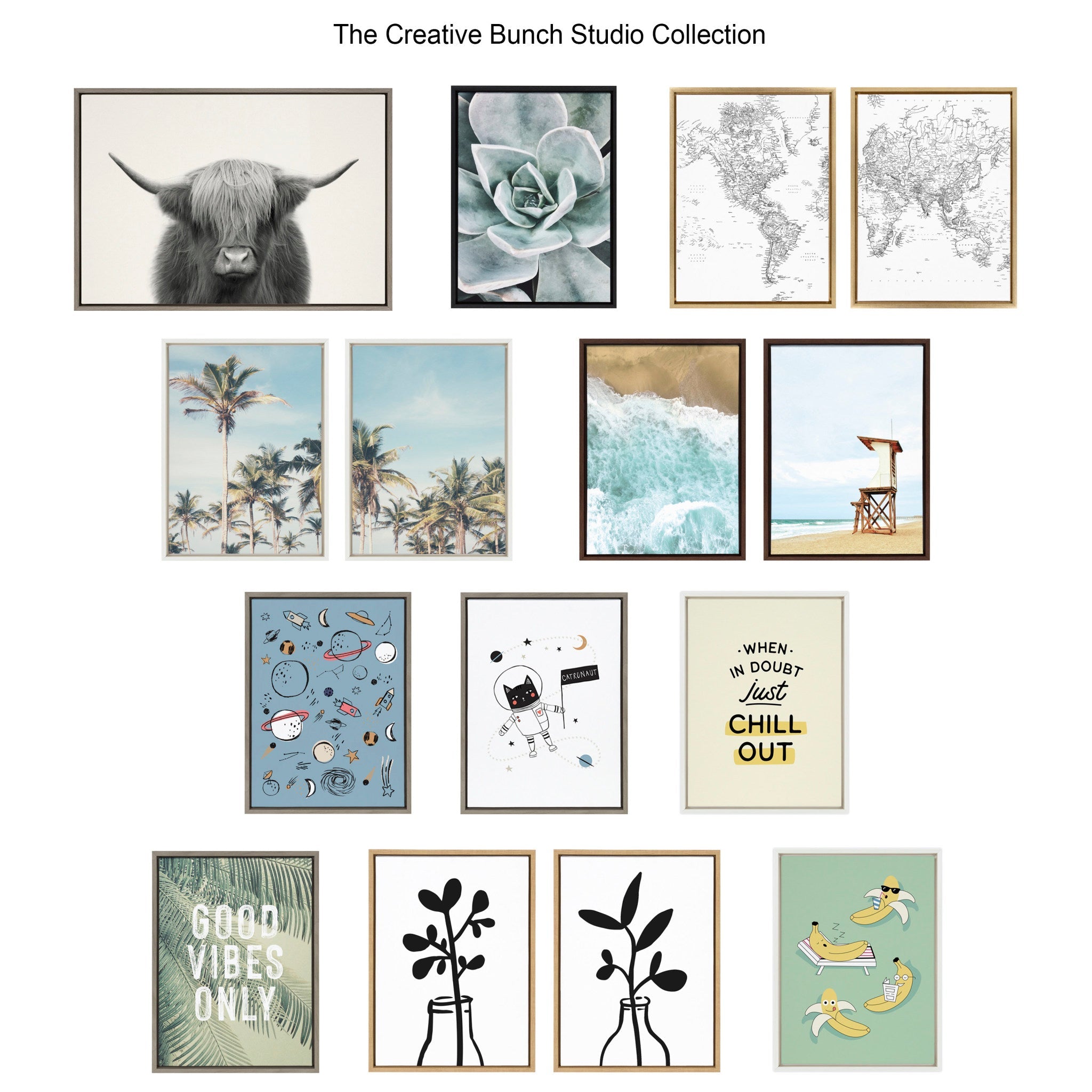 Lily X Ray Floral Floating Acrylic Art by The Creative Bunch Studio by kateandlaurel - product image 6 for Resin Society
