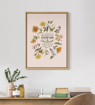 Sylvie Some Old Fashioned Things Framed Canvas by Valerie McKeehan of by kateandlaurel - product image 7 for Resin Society